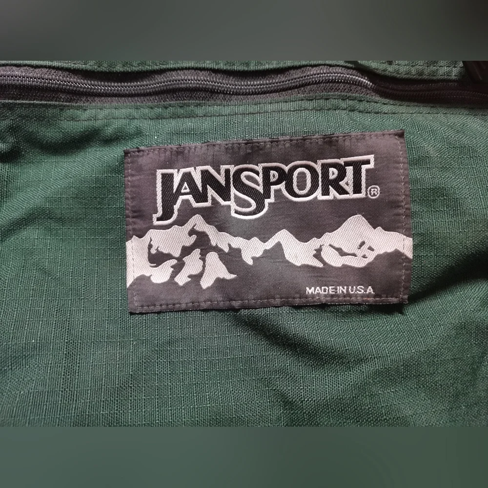 Vintage Jansport Duffle Large Bag Green